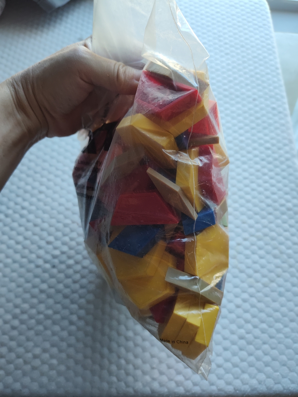 LTA Pattern Blocks Learning Set - Yellow, Red, Blue - Picture 4 of 9